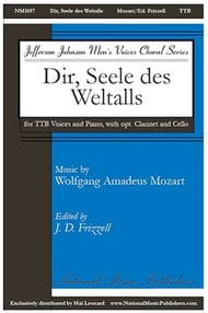 Dir, Seele des Weltalls TTB choral sheet music cover Thumbnail